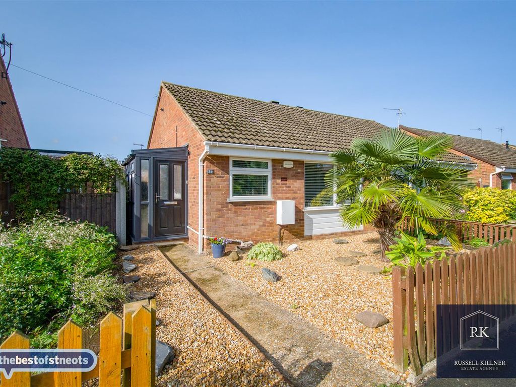 2 bed semi-detached bungalow for sale in Beeson Close, Little Paxton, St. Neots PE19, £325,000