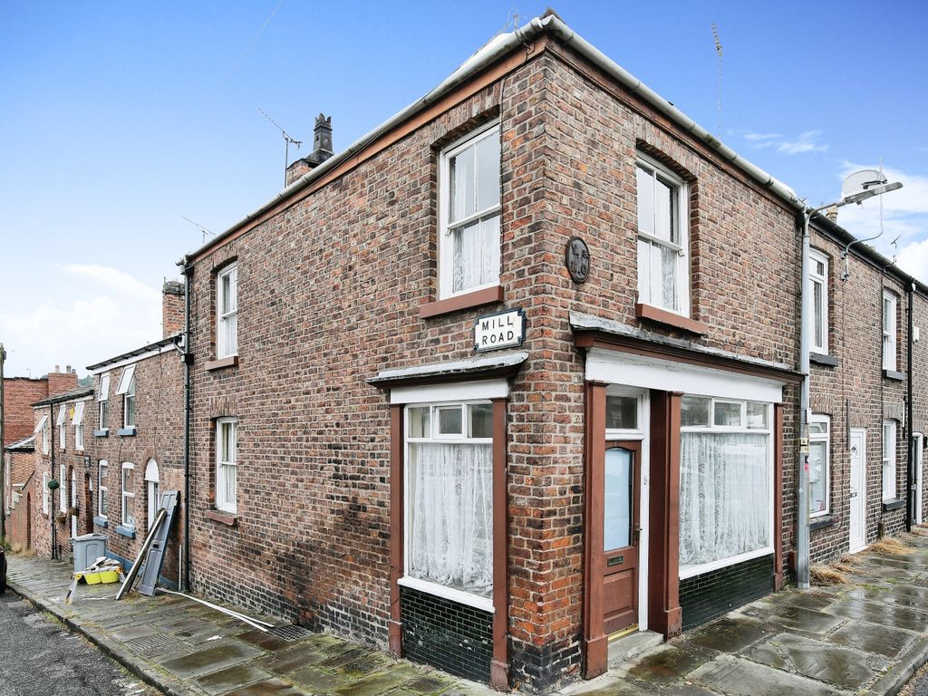 2 bed terraced house for sale in High Street, Macclesfield SK11, £150,000