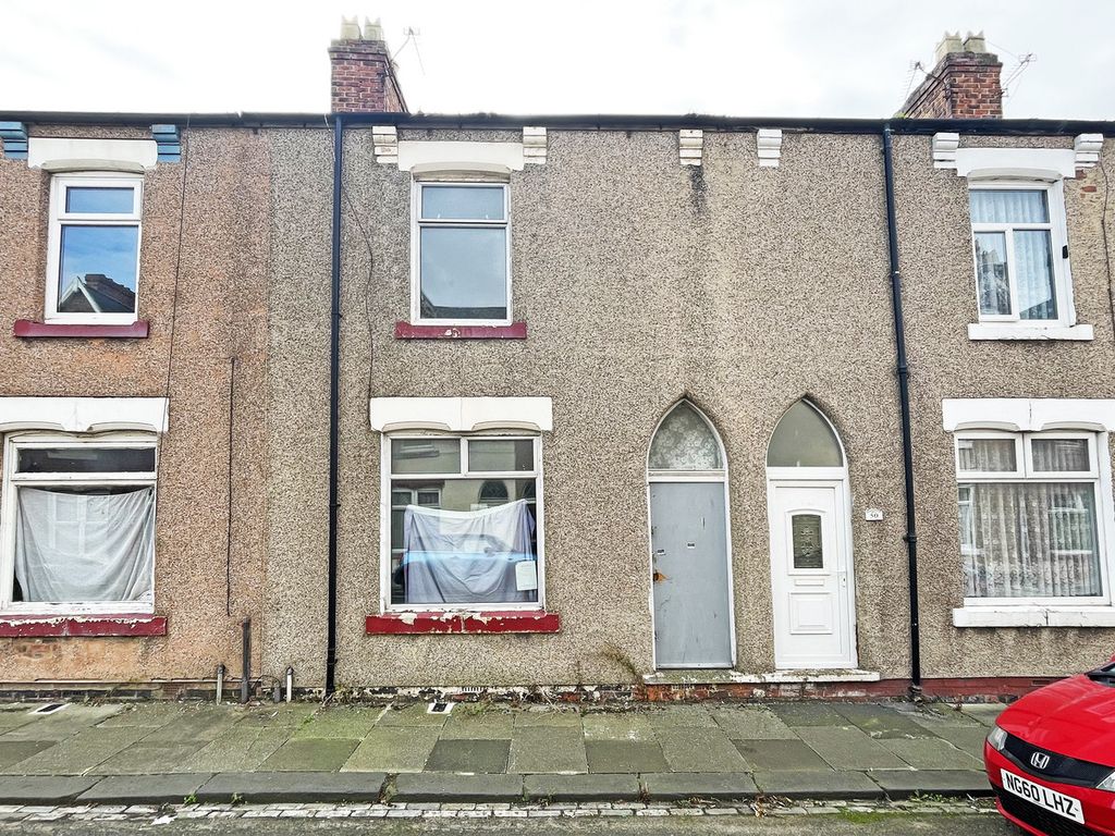 2 bed terraced house for sale in Furness Street, Hartlepool TS24, £35,000