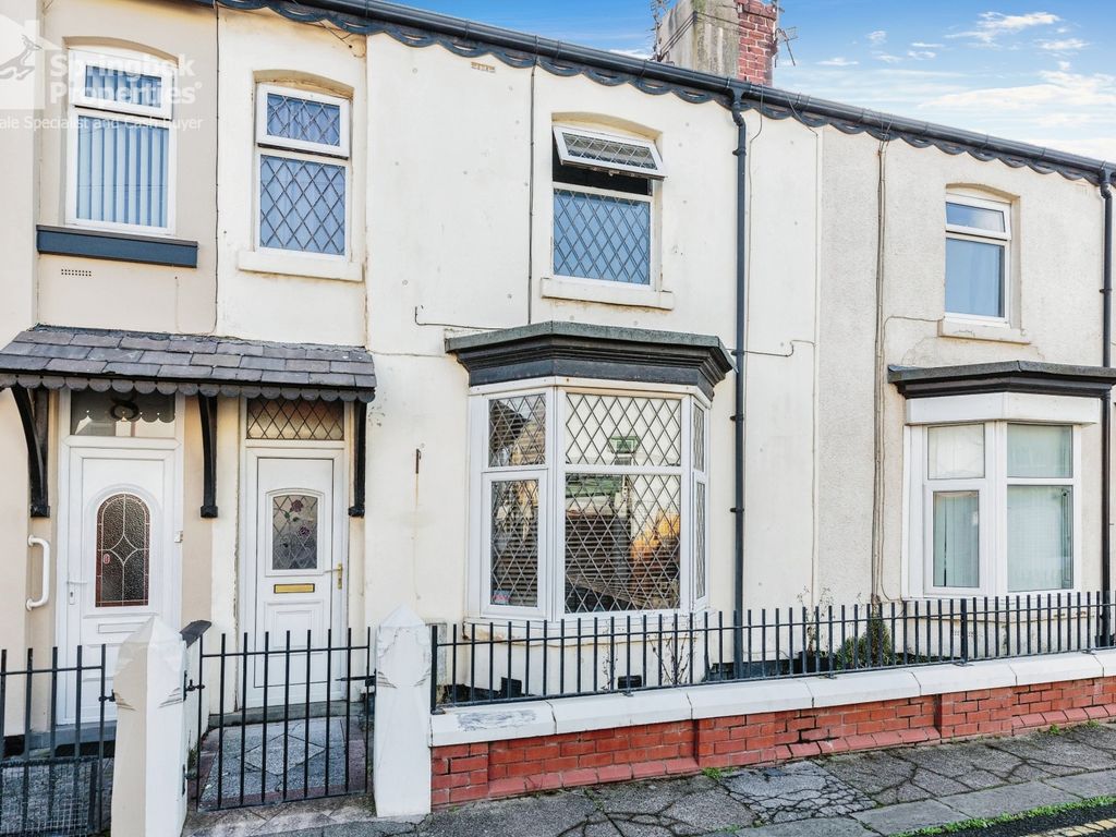 2 bed terraced house for sale in Byron Street, Blackpool, Lancashire FY4, £65,000