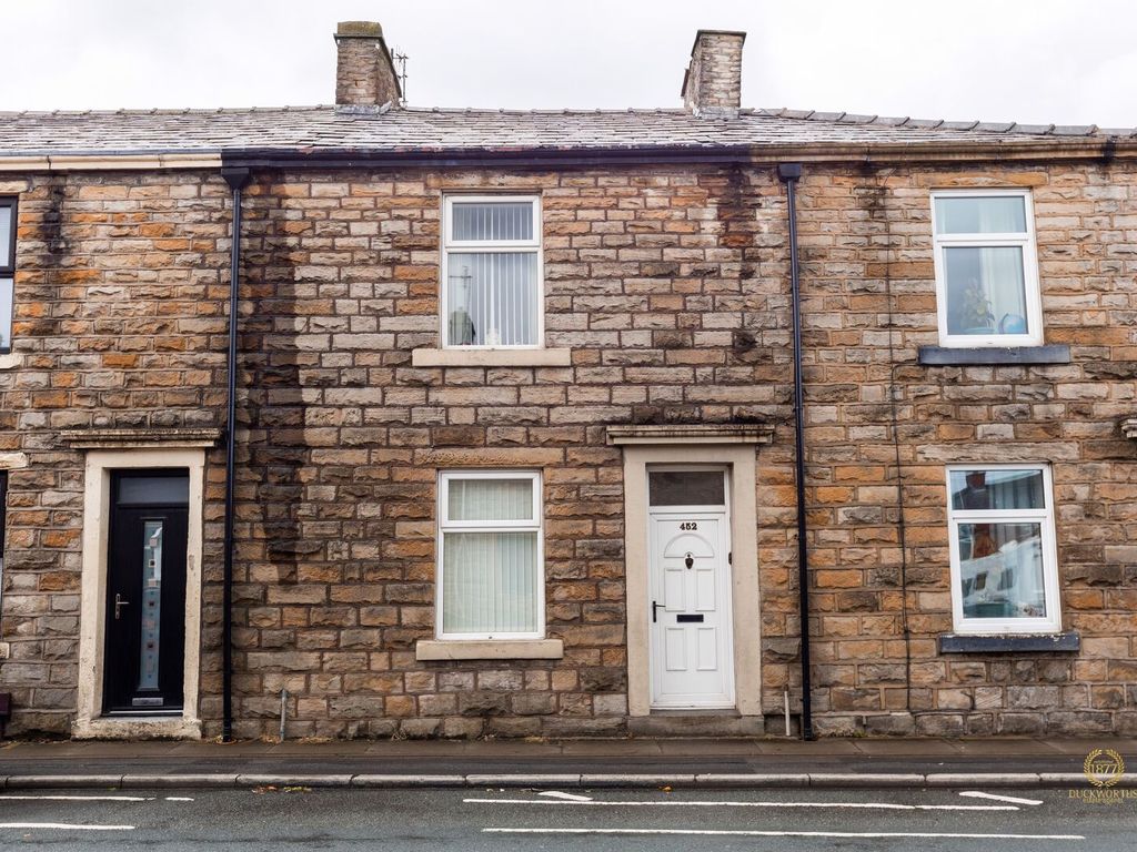 2 bed terraced house for sale in 452, Manchester Road, Accrington BB5, £90,000