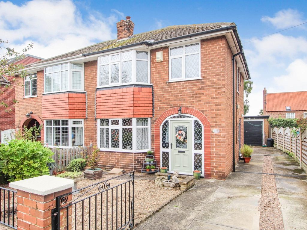 3 bed semi-detached house for sale in Northfield Lane, Riccall YO19, £270,000