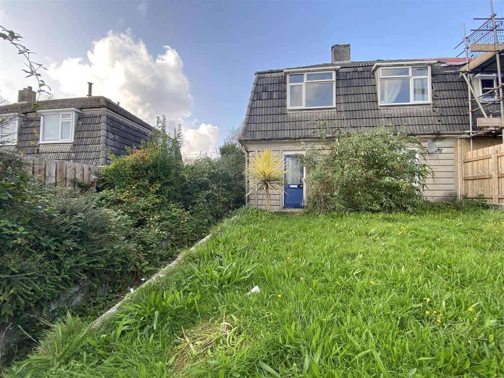 3 bed semi-detached house for sale in Rock Lane, Bodmin PL31, £130,000