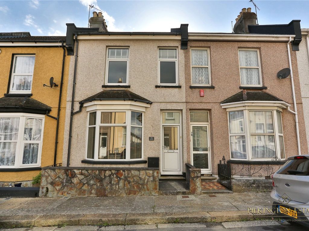 2 bed terraced house for sale in Fleet Street, Plymouth, Devon PL2, £160,000