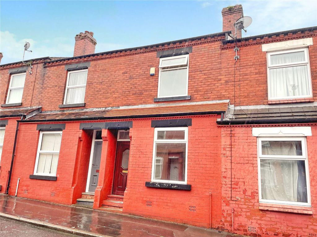 2 bed terraced house for sale in Waverley Road, Moston, Manchester, Greater Manchester M9, £120,000