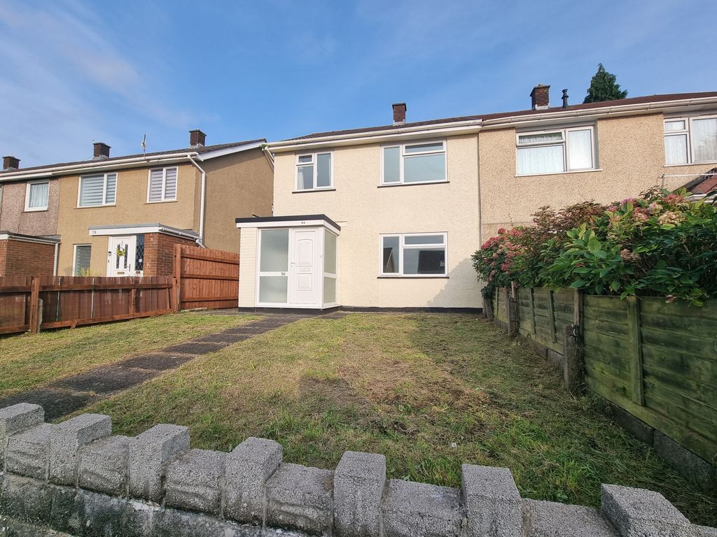 3 bed semi-detached house for sale in Heol Camlan, Birchgrove, Swansea SA7, £140,000