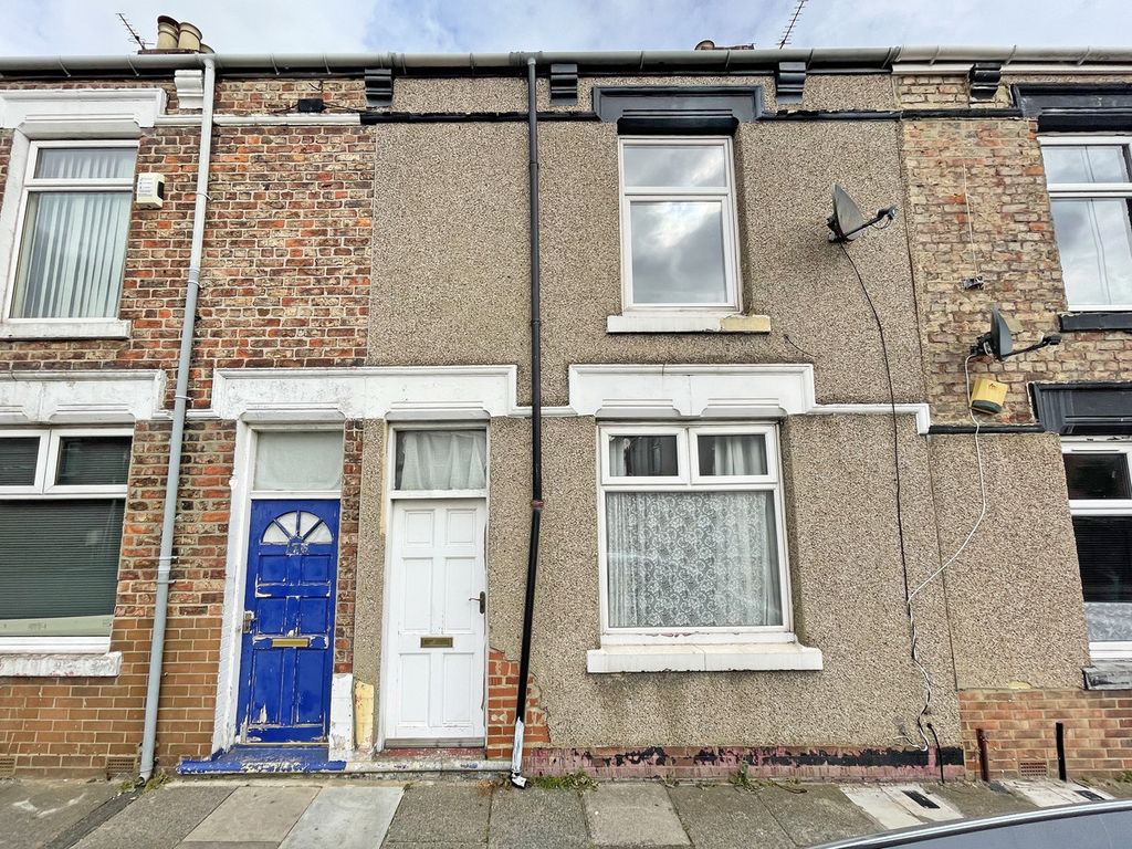 2 bed terraced house for sale in Sheriff Street, Hartlepool TS26, £35,000