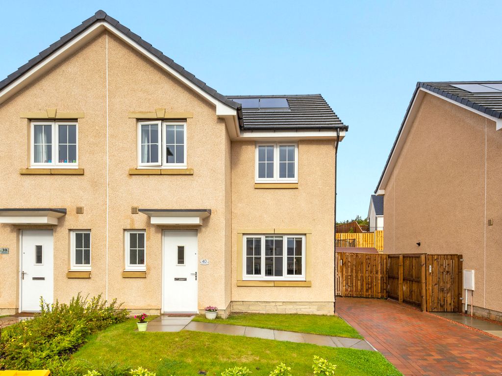 3 bed semi-detached house for sale in 40 Bluebell Drive, Penicuik EH26, £270,000
