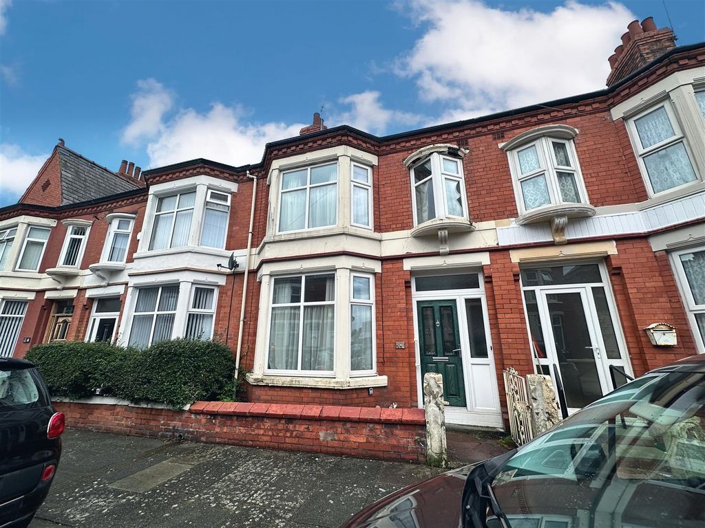 3 bed terraced house for sale in Karslake Road, Wallasey CH44, £95,000