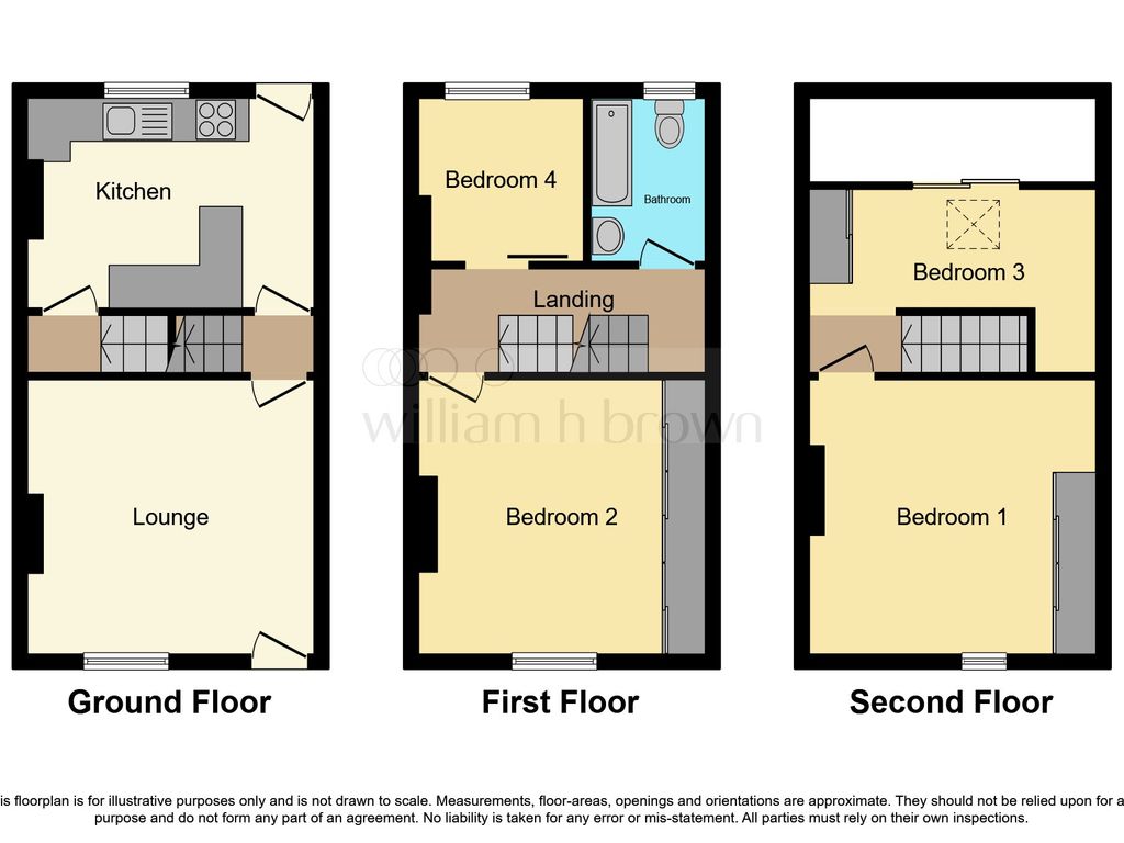 3 bed terraced house for sale in Hornby Terrace, Halifax HX1, £100,000