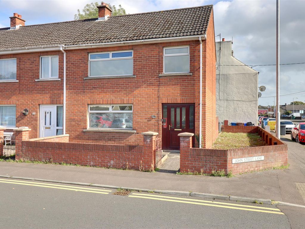 3 bed end terrace house for sale in John Street Lane, Newtownards BT23, £99,950