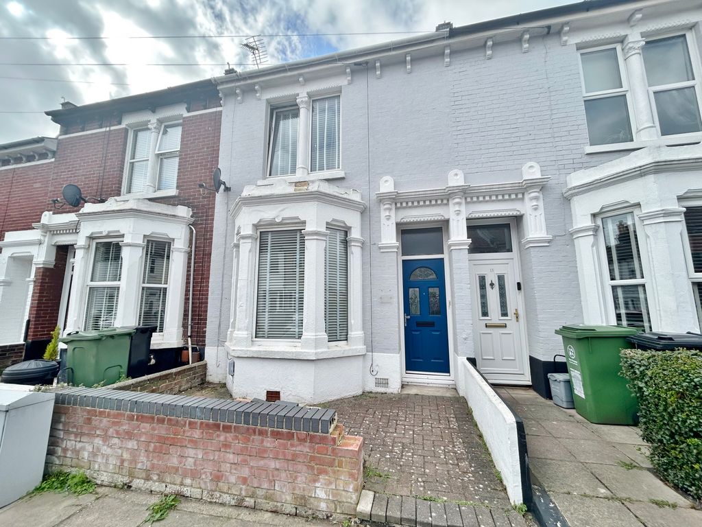 3 bed terraced house for sale in Nelson Avenue, Portsmouth PO2, £270,000