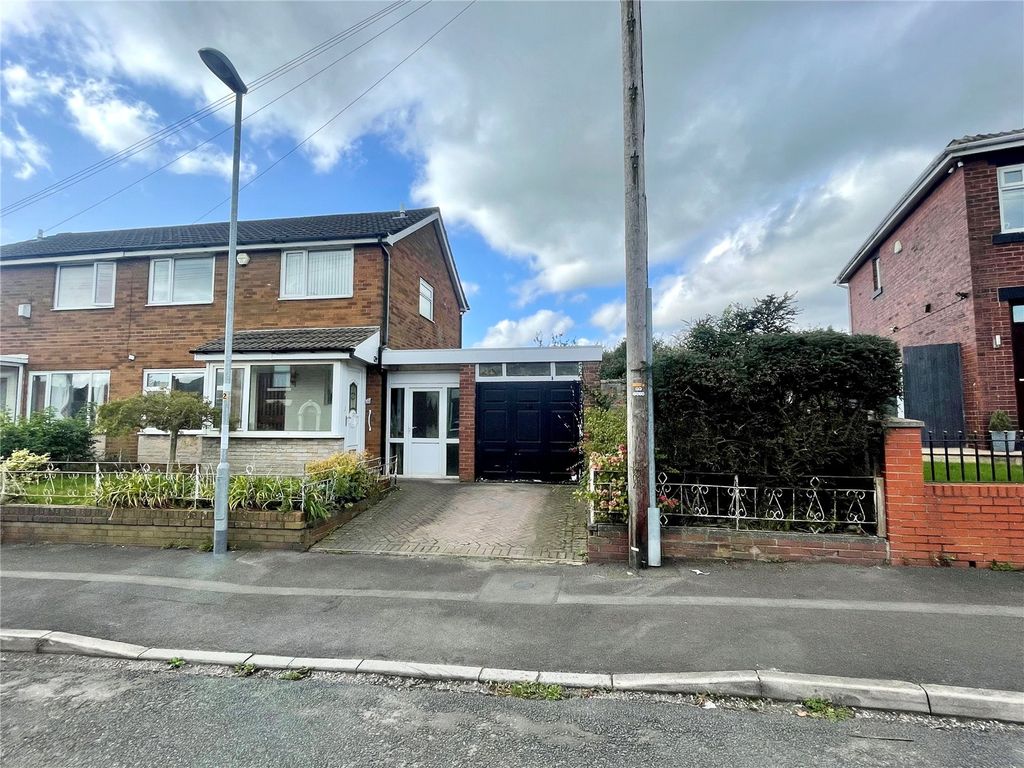 3 bed semi-detached house for sale in Scowcroft Lane, Shaw, Oldham, Greater Manchester OL2, £185,000