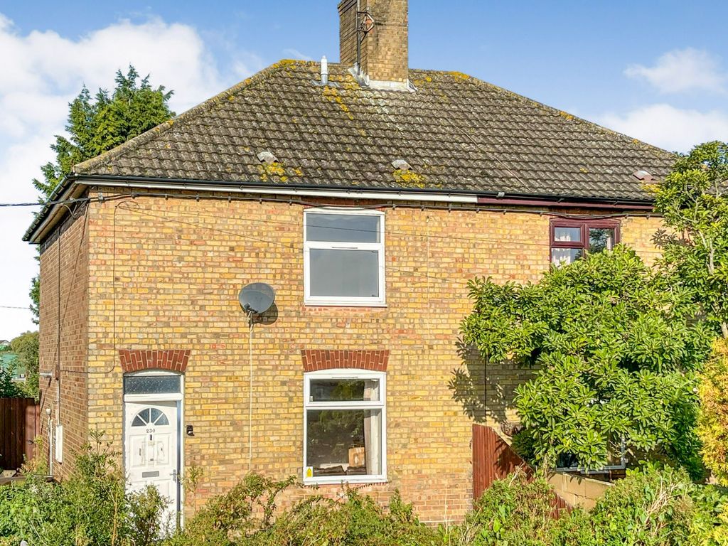 3 bed semi-detached house for sale in Ramsey Road, Pondersbridge, Ramsey, Huntingdon PE26, £200,000