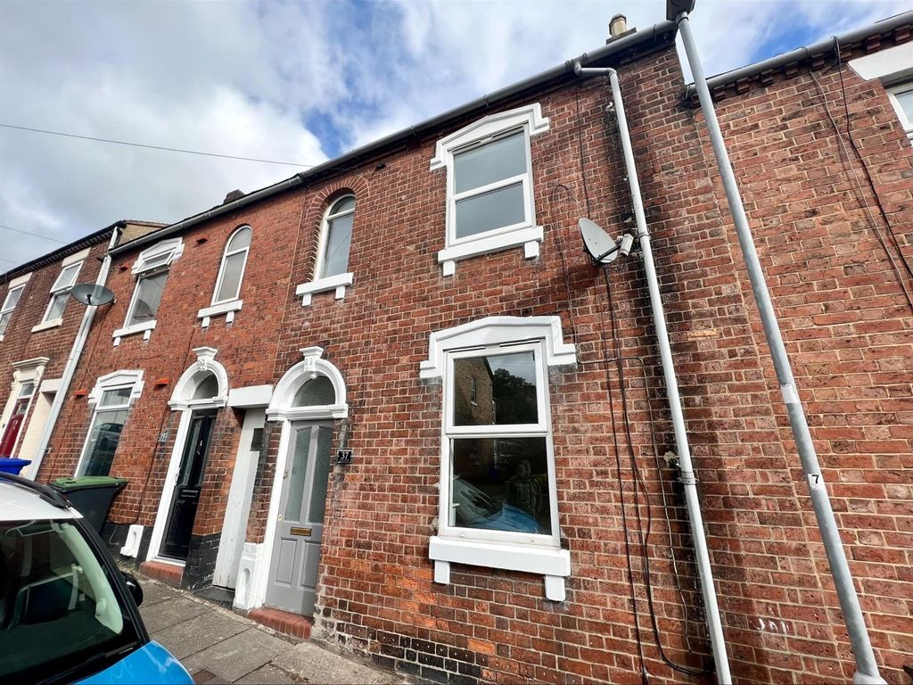 2 bed terraced house for sale in James Street, Stoke-On-Trent ST4, £120,000