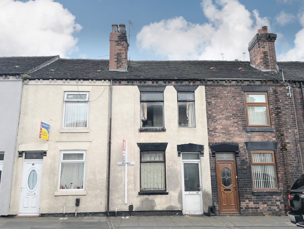 2 bed terraced house for sale in 94 North Road, Stoke-On-Trent ST6, £25,000