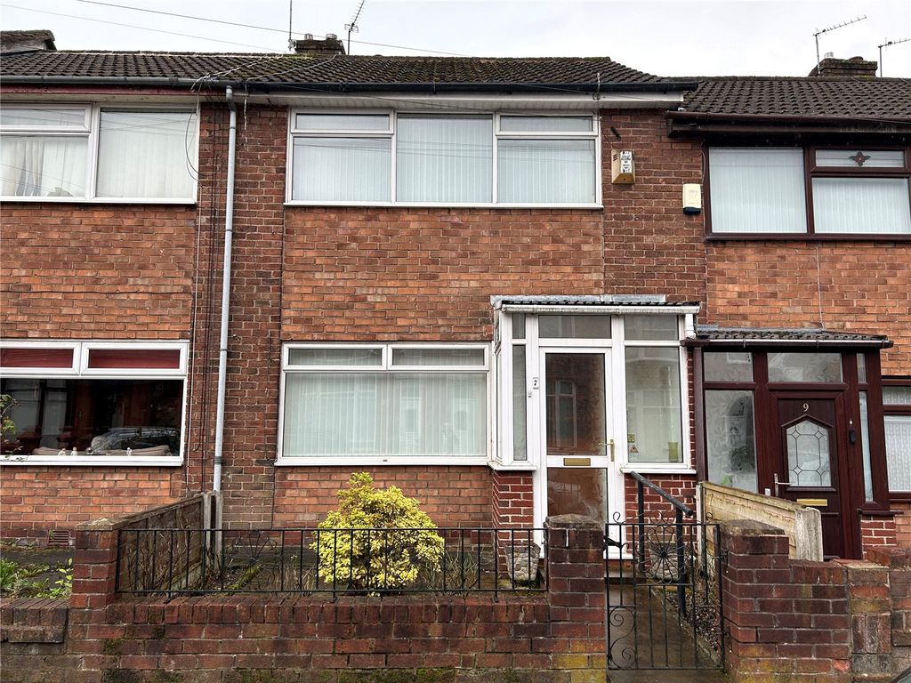 2 bed terraced house for sale in Incline Road, Hollinwood, Oldham OL8, £125,000