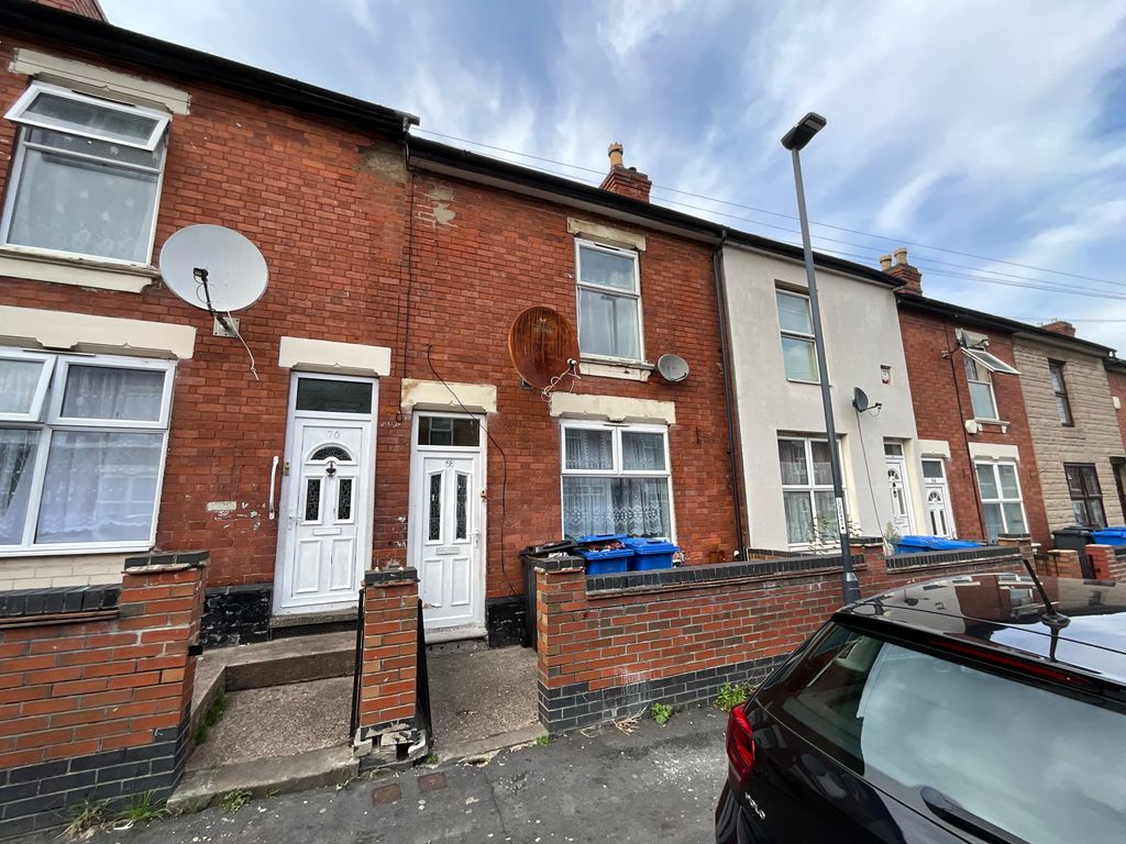 3 bed terraced house for sale in Crewe Street, New Normanton, Derby DE23, £110,000