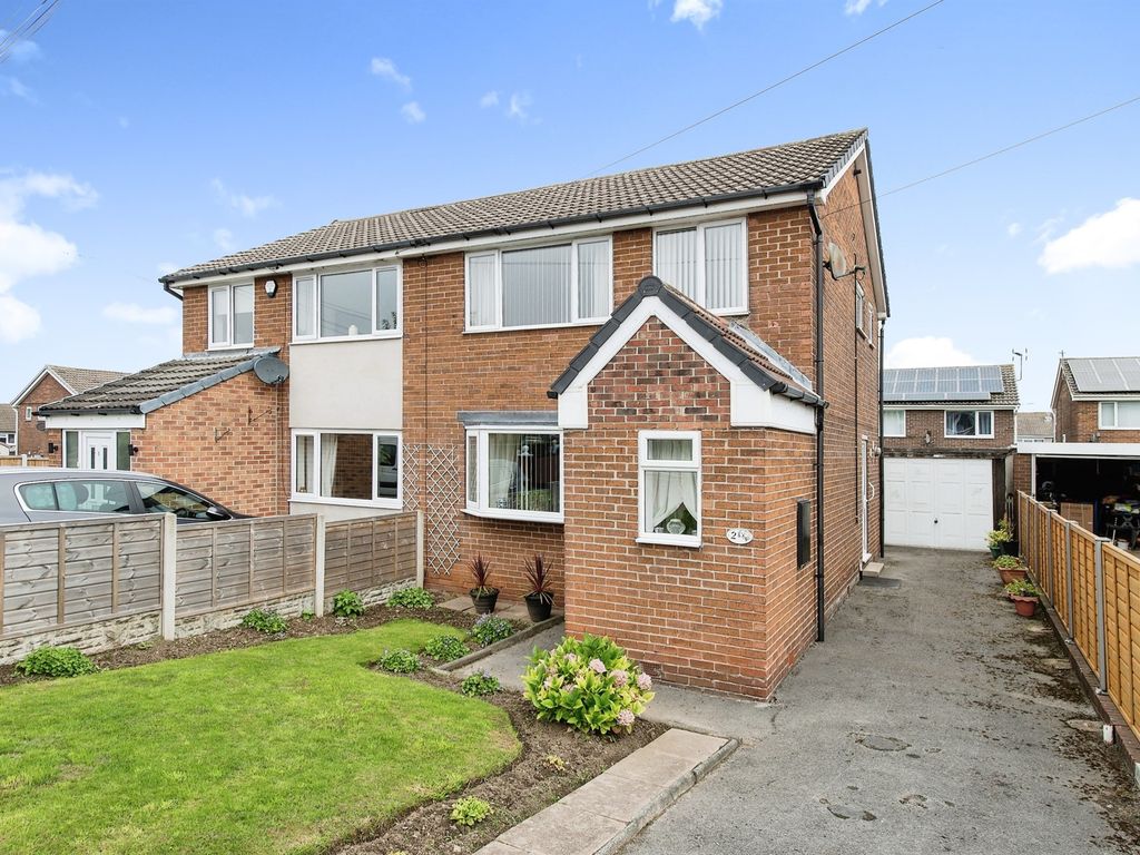 3 bed semi-detached house for sale in Balmoral Drive, Ferrybridge, Knottingley WF11, £160,000