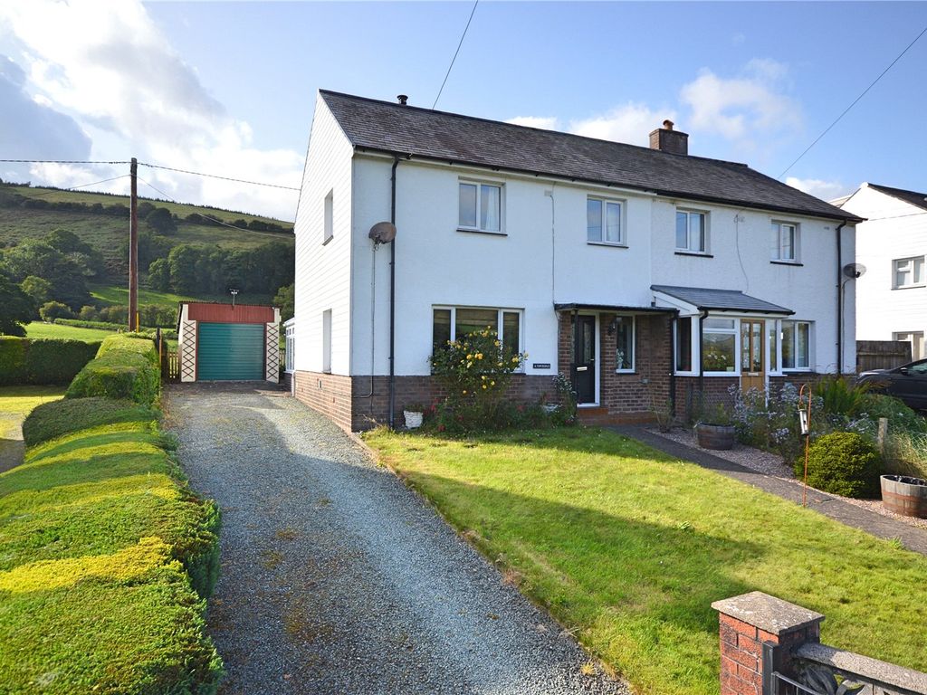 3 bed semi-detached house for sale in Tawelfan, Llan, Llanbrynmair, Powys SY19, £225,000