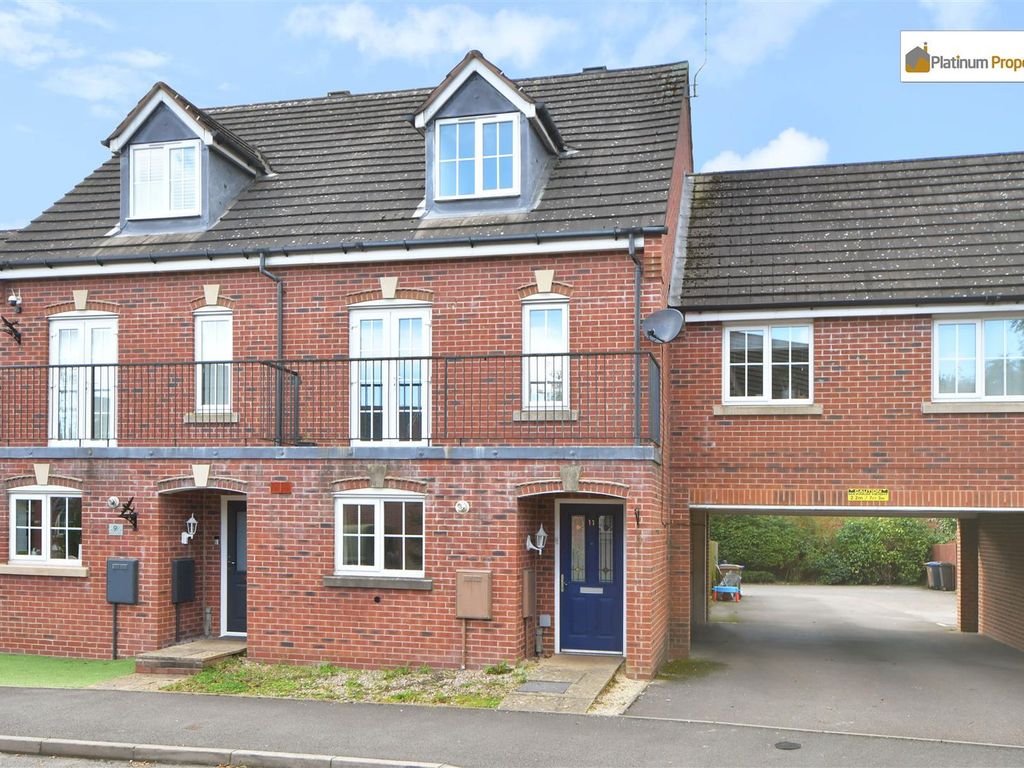 3 bed town house for sale in Millbrook Gardens, Blythe Bridge ST11, £210,000
