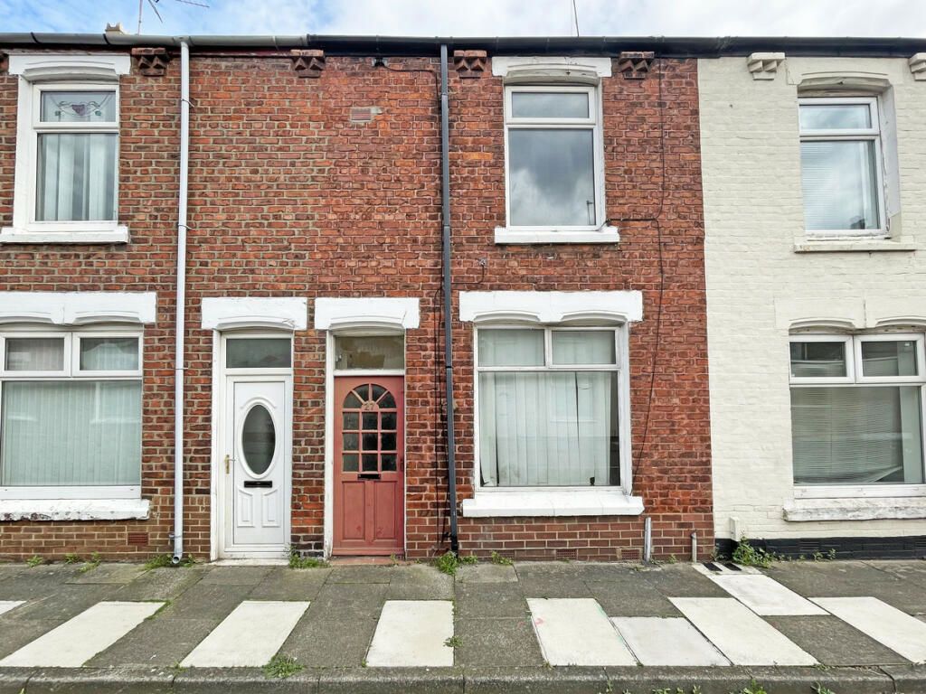 2 bed terraced house for sale in Richmond Street, Hartlepool TS25, £35,000