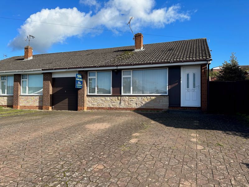 3 bed semi-detached bungalow for sale in Norfolk Road, Borras, Wrexham LL12, £199,950