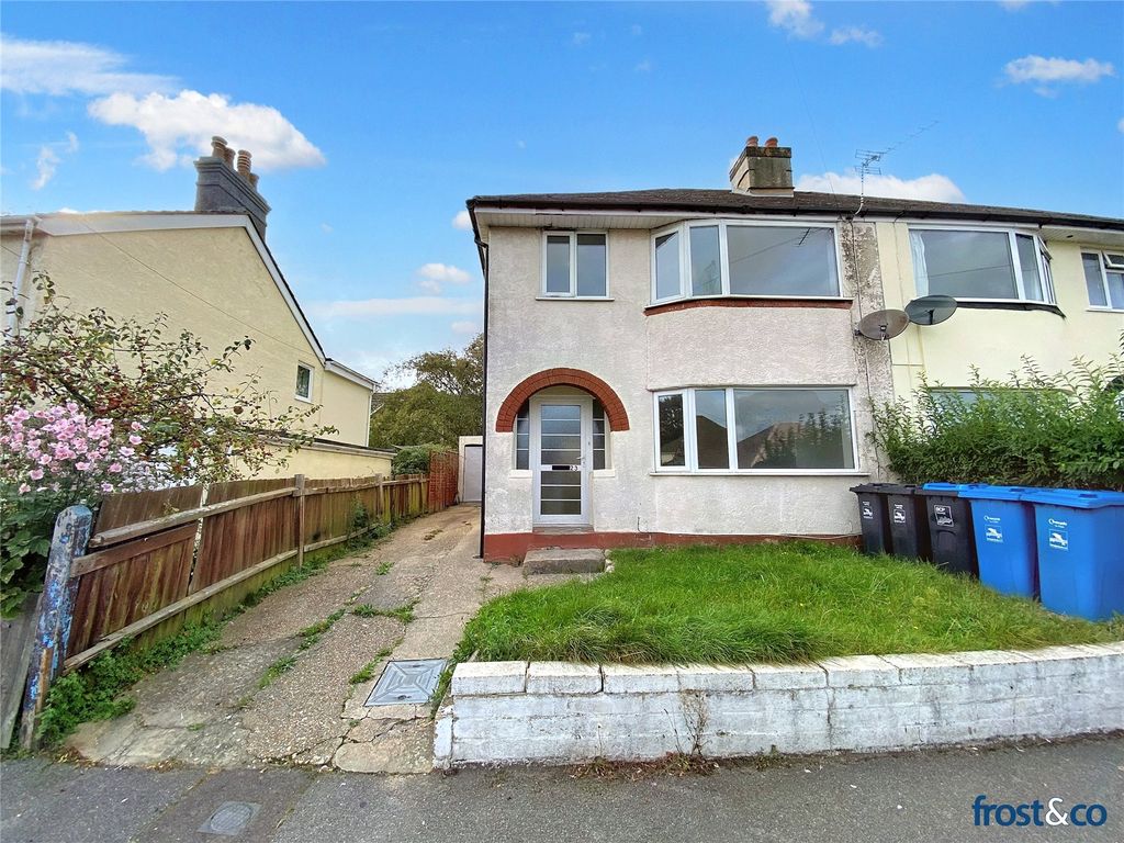 3 bed semi-detached house for sale in Beresford Road, Parkstone, Poole, Dorset BH12, £300,000