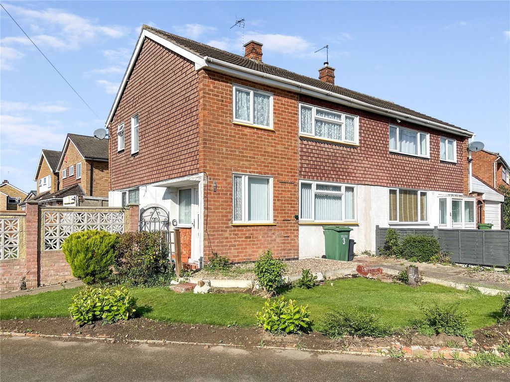 3 bed semi-detached house for sale in Homestead Drive, Wigston LE18, £175,000