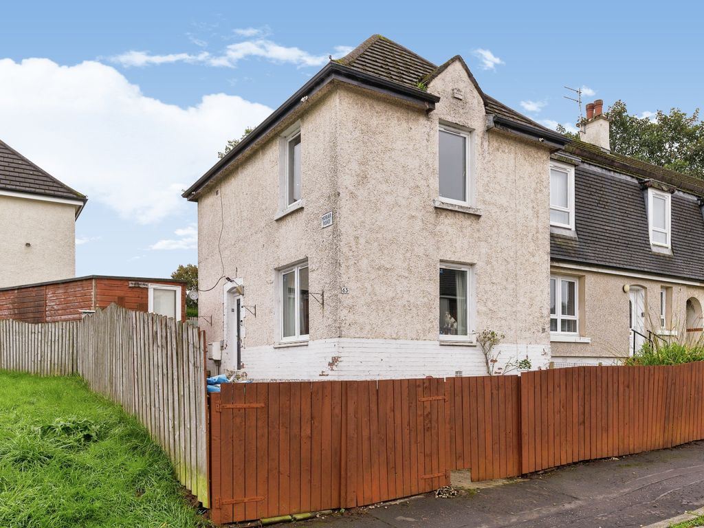 2 bed end terrace house for sale in Carsaig Drive, Glasgow G52, £155,000