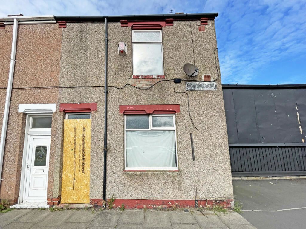 2 bed terraced house for sale in Oxford Road, Hartlepool TS25, £35,000