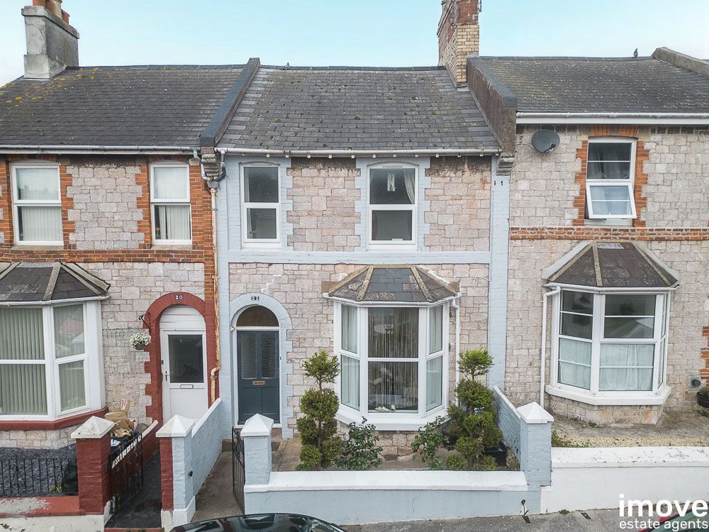 3 bed terraced house for sale in Alexandra Road, Torquay TQ1, £210,000