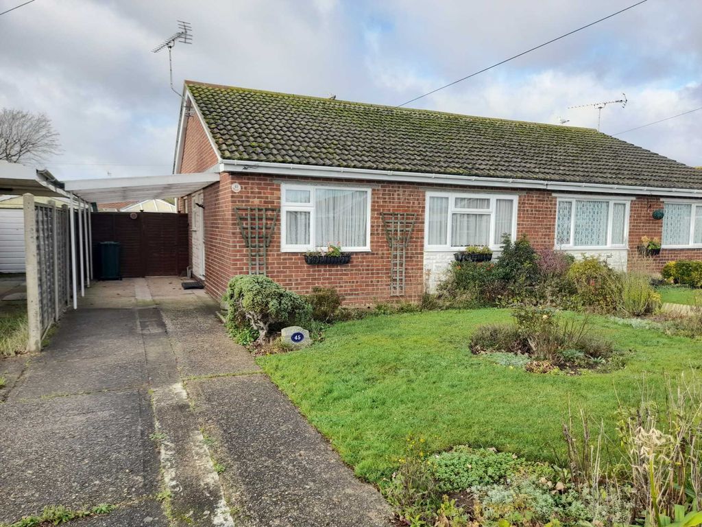 2 bed semi-detached bungalow for sale in Roundstone Way, Selsey PO20, £313,500