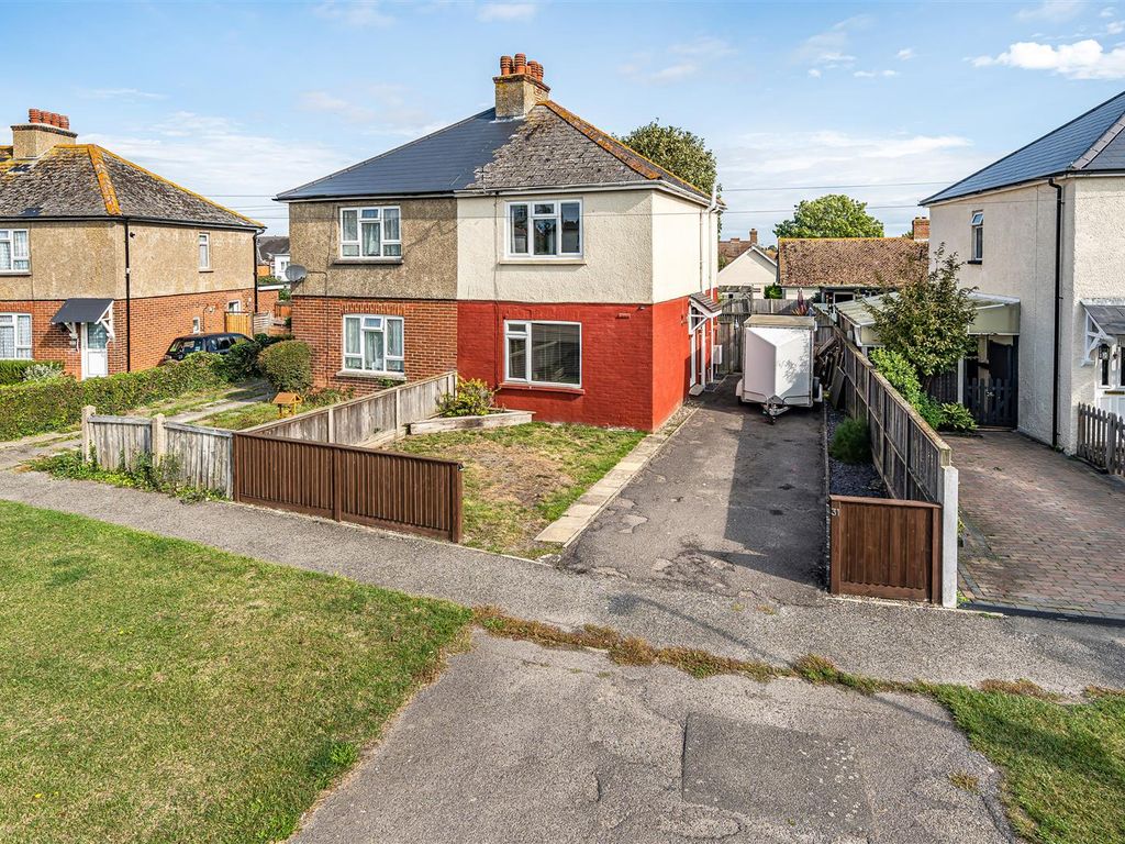 2 bed semi-detached house for sale in St. Barts Road, Sandwich CT13, £300,000