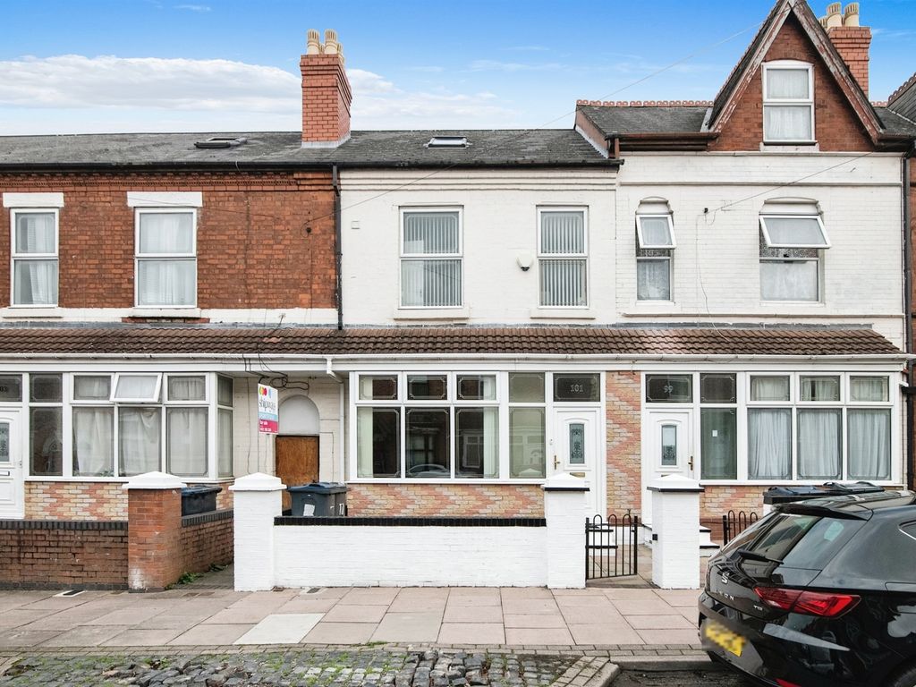 5 bed terraced house for sale in Leonard Road, Handsworth, Birmingham B19, £300,000