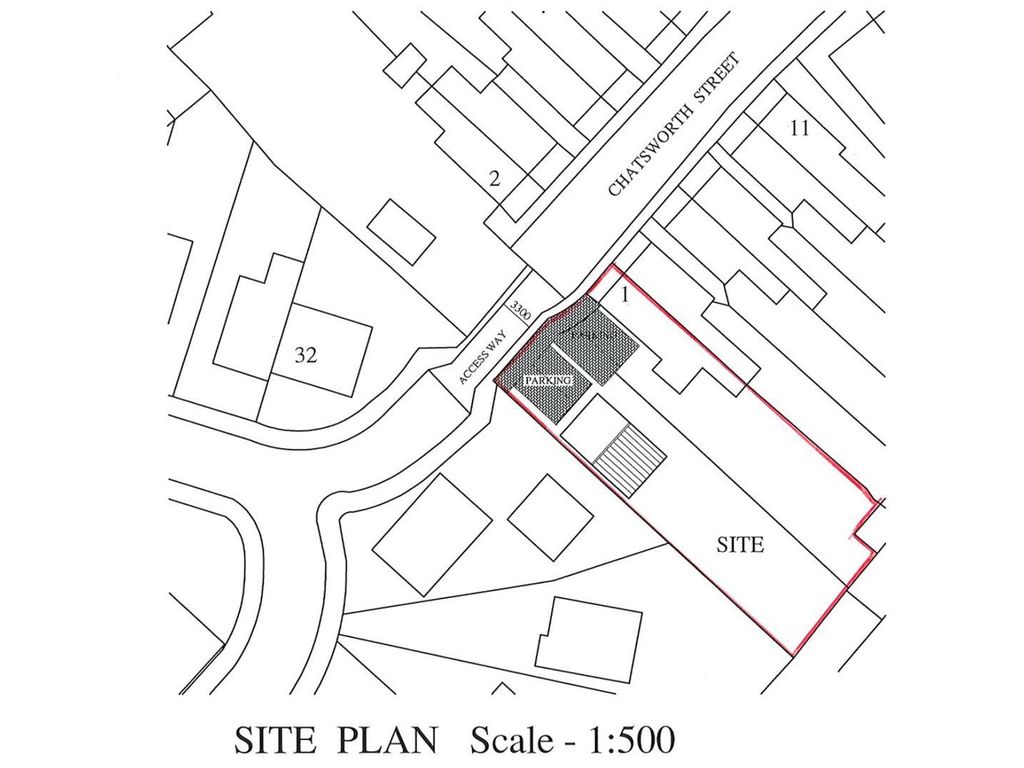 Land for sale in Chatsworth Street, Tibshelf, Alfreton DE55, £65,000