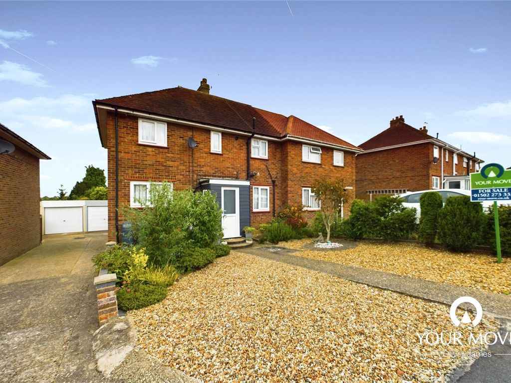 3 bed semi-detached house for sale in Rigbourne Hill, Beccles, Suffolk NR34, £240,000