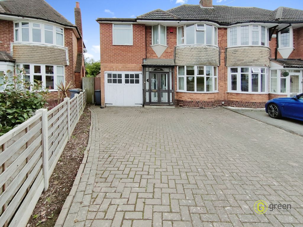 3 bed semi-detached house for sale in Hawthorne Road, Castle Bromwich, Birmingham B36, £300,000