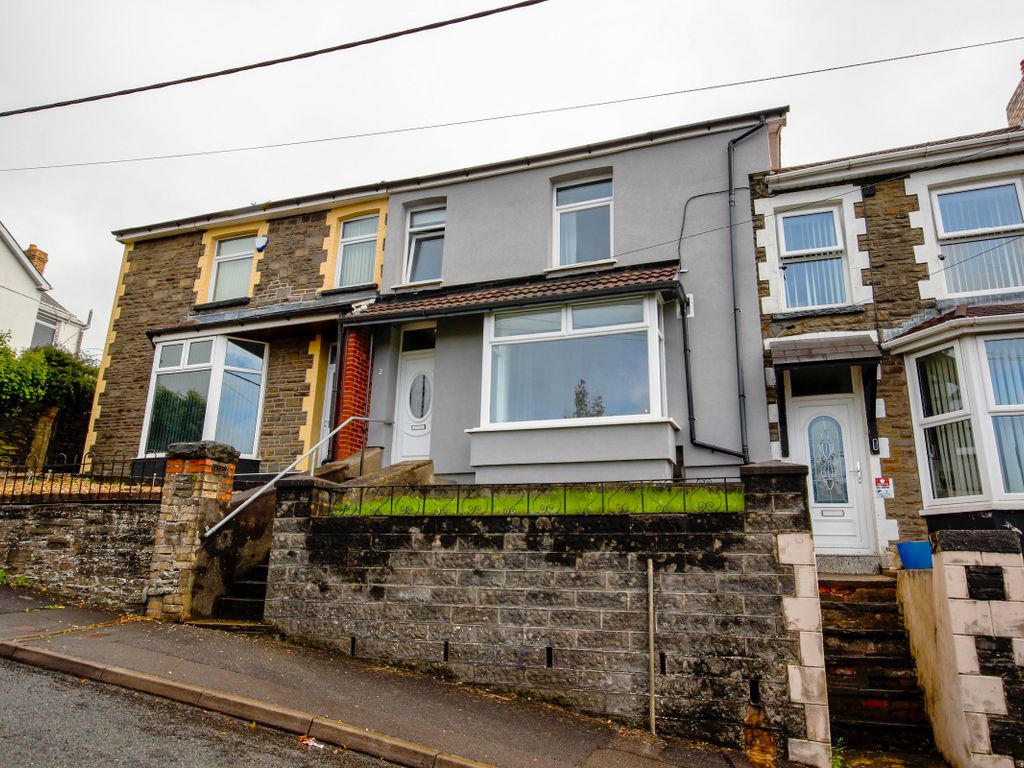 3 bed terraced house for sale in Cwm Road, Aberbargoed, Bargoed CF81, £160,000