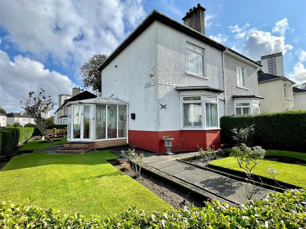 2 bed semi-detached house for sale in Polnoon Avenue, Knightswood, Glasgow. G13, £198,000