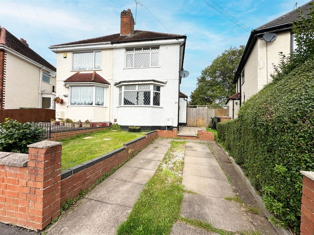 2 bed semi-detached house for sale in Rock Grove, Solihull B92, £250,000