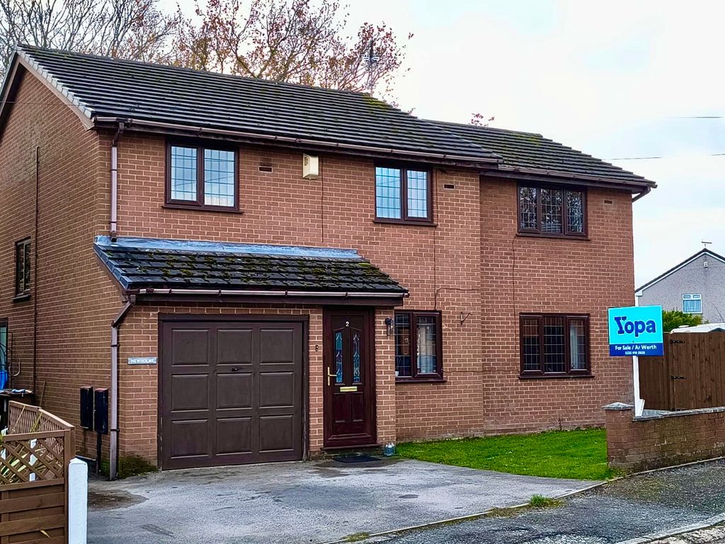 4 bed detached house for sale in Wood Grove, Leeswood, Mold CH7, £315,000