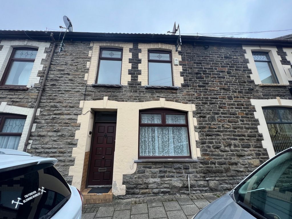 2 bed terraced house for sale in North Road Porth -, Porth CF39, £86,950