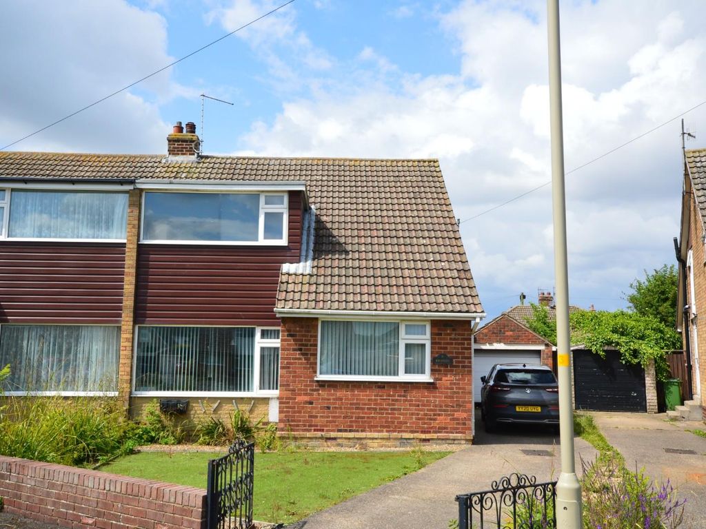 3 bed semi-detached house for sale in Lodge Close, Cayton, Scarborough YO11, £200,000