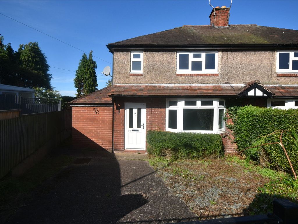 3 bed semi-detached house for sale in Grotto Road, Market Drayton, Shropshire TF9, £150,000