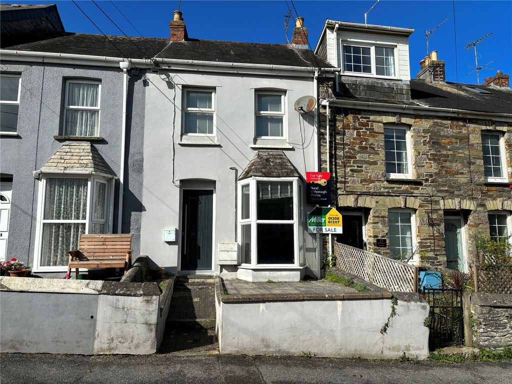 3 bed terraced house for sale in Trevanion Road, Wadebridge, Cornwall PL27, £250,000