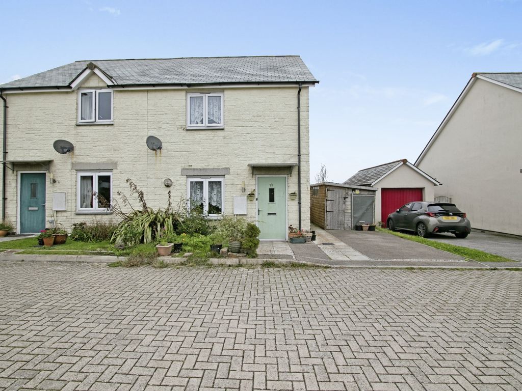 2 bed semi-detached house for sale in Higher Moor, Ruan Minor, Helston, Cornwall TR12, £102,825