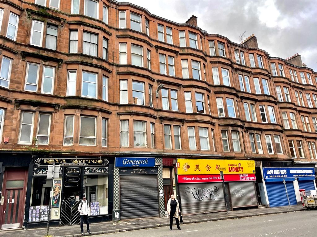 1 bed flat for sale in Dumbarton Road, Partick, Glasgow G11, £125,000