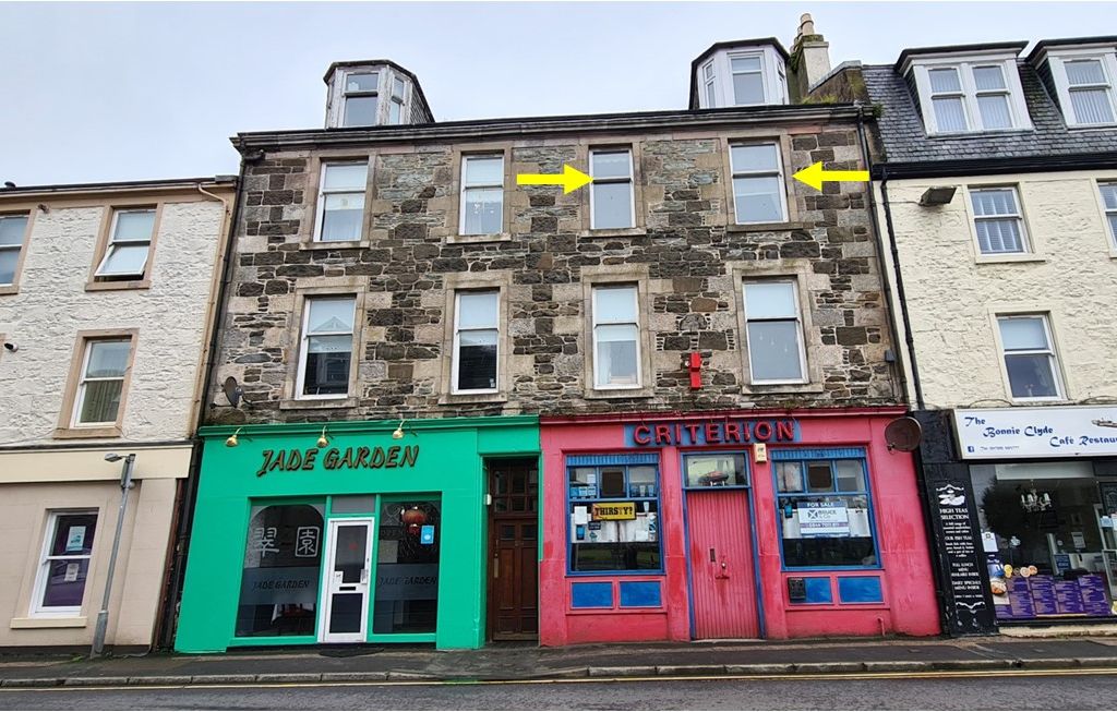 2 bed flat for sale in Second Floor Flat, Gallowgate, Rothesay, Isle Of Bute PA20, £35,000