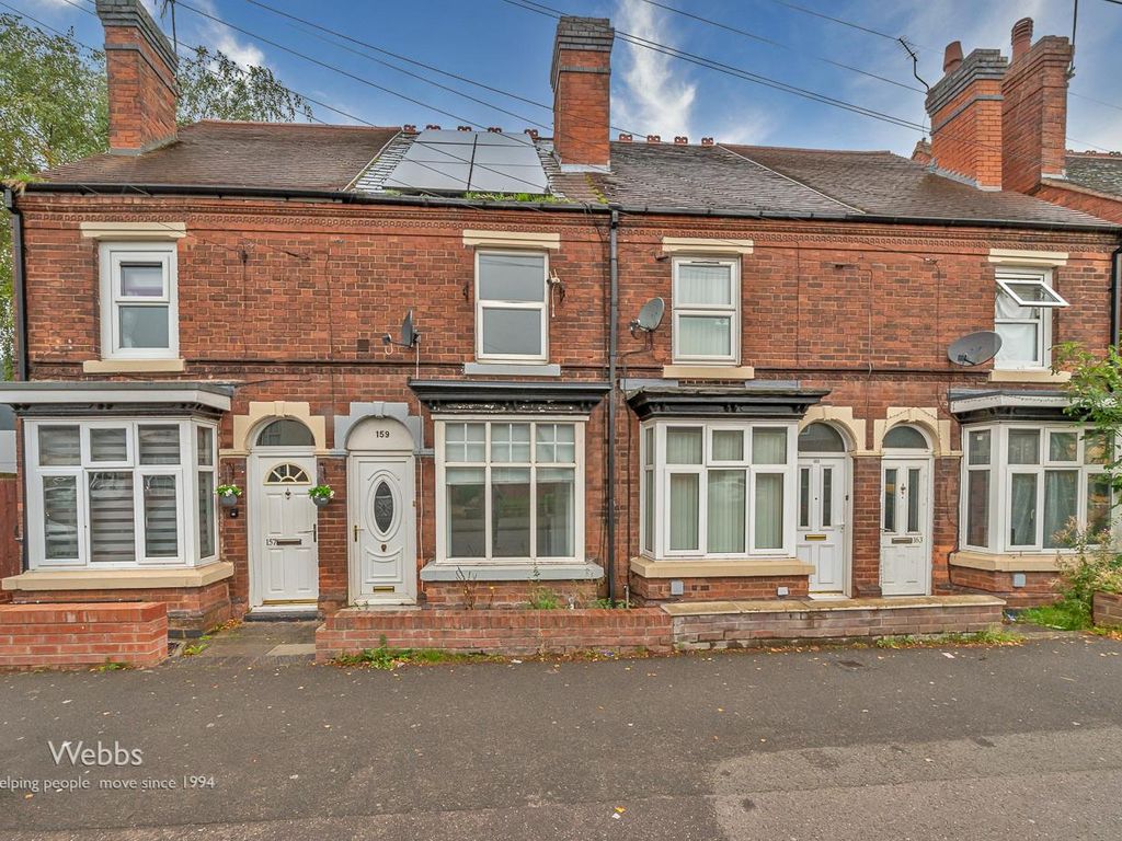 3 bed terraced house for sale in Stafford Road, Cannock WS11, £150,000